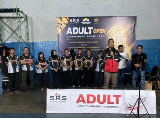 Ratusan Peserta Ramaikan Turnamen Badminton Garut di GOR Gilang Kencana